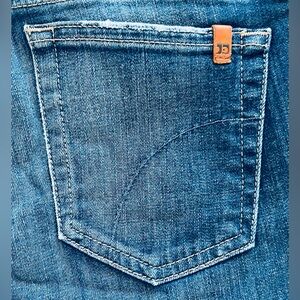 Joes Jeans Women’s 27 X 32 Blue The Skinny Mid Rise Distressed Stretch Denim